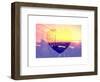 Love NY Series - Landscape of Manhattan at Sunset - New York - USA-Philippe Hugonnard-Framed Art Print