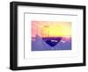 Love NY Series - Landscape of Manhattan at Sunset - New York - USA-Philippe Hugonnard-Framed Art Print