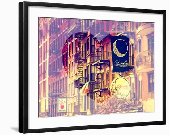 Love NY Series - Little Italy Buildings - Manhattan - New York - USA-Philippe Hugonnard-Framed Photographic Print