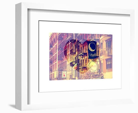 Love NY Series - Little Italy Buildings - Manhattan - New York - USA-Philippe Hugonnard-Framed Art Print