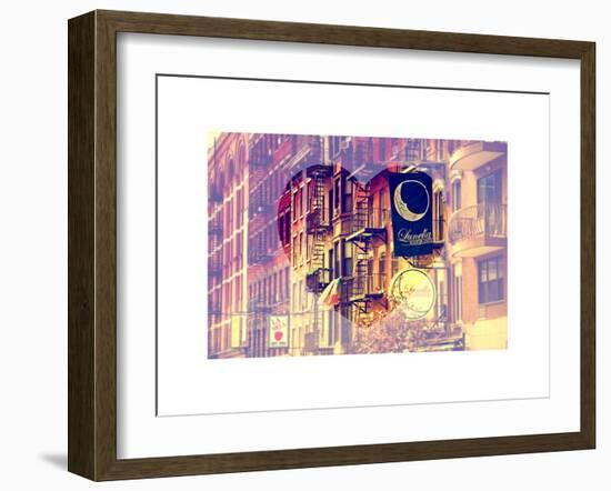 Love NY Series - Little Italy Buildings - Manhattan - New York - USA-Philippe Hugonnard-Framed Art Print