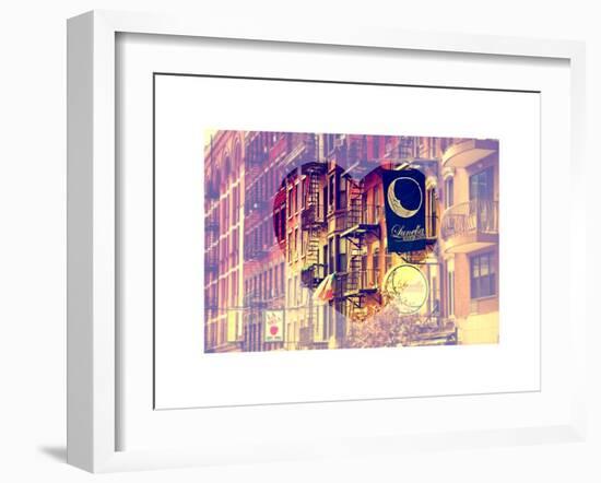 Love NY Series - Little Italy Buildings - Manhattan - New York - USA-Philippe Hugonnard-Framed Art Print