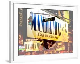 Love NY Series - Mamma Mia The Musical - Winter Garden Theatre - Manhattan - New York - USA-Philippe Hugonnard-Framed Art Print