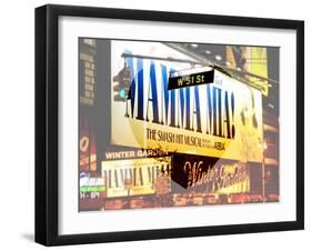 Love NY Series - Mamma Mia The Musical - Winter Garden Theatre - Manhattan - New York - USA-Philippe Hugonnard-Framed Art Print