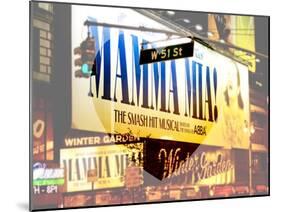 Love NY Series - Mamma Mia The Musical - Winter Garden Theatre - Manhattan - New York - USA-Philippe Hugonnard-Mounted Art Print