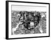 Love NY Series - Manhattan at Night - New York - USA - B&W Photography-Philippe Hugonnard-Framed Photographic Print