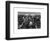 Love NY Series - Manhattan at Night - New York - USA - B&W Photography-Philippe Hugonnard-Framed Art Print