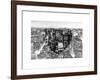 Love NY Series - Manhattan at Night - New York - USA - B&W Photography-Philippe Hugonnard-Framed Art Print