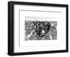 Love NY Series - Manhattan at Night - New York - USA - B&W Photography-Philippe Hugonnard-Framed Art Print