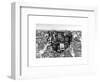 Love NY Series - Manhattan at Night - New York - USA - B&W Photography-Philippe Hugonnard-Framed Art Print