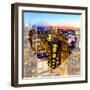 Love NY Series - Manhattan at Night - New York - USA-Philippe Hugonnard-Framed Photographic Print