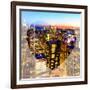 Love NY Series - Manhattan at Night - New York - USA-Philippe Hugonnard-Framed Photographic Print