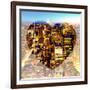 Love NY Series - Manhattan at Night - New York - USA-Philippe Hugonnard-Framed Photographic Print