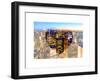 Love NY Series - Manhattan at Night - New York - USA-Philippe Hugonnard-Framed Art Print