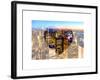 Love NY Series - Manhattan at Night - New York - USA-Philippe Hugonnard-Framed Art Print