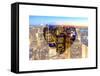 Love NY Series - Manhattan at Night - New York - USA-Philippe Hugonnard-Framed Stretched Canvas