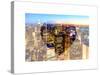 Love NY Series - Manhattan at Night - New York - USA-Philippe Hugonnard-Stretched Canvas