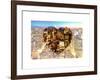 Love NY Series - Manhattan at Night - New York - USA-Philippe Hugonnard-Framed Art Print