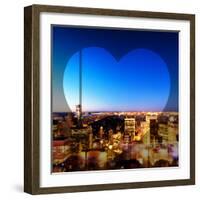 Love NY Series - Manhattan at Night with Central Park - New York - USA-Philippe Hugonnard-Framed Photographic Print