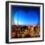 Love NY Series - Manhattan at Night with Central Park - New York - USA-Philippe Hugonnard-Framed Photographic Print