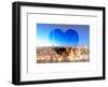 Love NY Series - Manhattan at Night with Central Park - New York - USA-Philippe Hugonnard-Framed Art Print