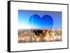 Love NY Series - Manhattan at Night with Central Park - New York - USA-Philippe Hugonnard-Framed Stretched Canvas