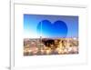 Love NY Series - Manhattan at Night with Central Park - New York - USA-Philippe Hugonnard-Framed Art Print