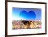 Love NY Series - Manhattan at Night with Central Park - New York - USA-Philippe Hugonnard-Framed Art Print