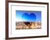 Love NY Series - Manhattan at Night with Central Park - New York - USA-Philippe Hugonnard-Framed Art Print