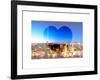 Love NY Series - Manhattan at Night with Central Park - New York - USA-Philippe Hugonnard-Framed Art Print