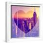 Love NY Series - Manhattan at Sunset - The Empire State Building - New York - USA-Philippe Hugonnard-Framed Photographic Print