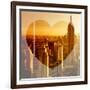 Love NY Series - Manhattan at Sunset - The Empire State Building - New York - USA-Philippe Hugonnard-Framed Photographic Print