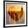 Love NY Series - Manhattan at Sunset - The Empire State Building - New York - USA-Philippe Hugonnard-Framed Photographic Print