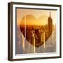 Love NY Series - Manhattan at Sunset - The Empire State Building - New York - USA-Philippe Hugonnard-Framed Photographic Print