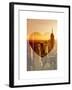 Love NY Series - Manhattan at Sunset - The Empire State Building - New York - USA-Philippe Hugonnard-Framed Art Print