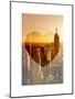 Love NY Series - Manhattan at Sunset - The Empire State Building - New York - USA-Philippe Hugonnard-Mounted Art Print