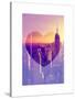 Love NY Series - Manhattan at Sunset - The Empire State Building - New York - USA-Philippe Hugonnard-Stretched Canvas