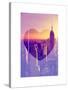 Love NY Series - Manhattan at Sunset - The Empire State Building - New York - USA-Philippe Hugonnard-Stretched Canvas