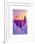 Love NY Series - Manhattan at Sunset - The Empire State Building - New York - USA-Philippe Hugonnard-Framed Art Print