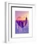 Love NY Series - Manhattan at Sunset - The Empire State Building - New York - USA-Philippe Hugonnard-Framed Art Print