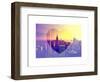 Love NY Series - Manhattan at Sunset with the Empire State Building - New York - USA-Philippe Hugonnard-Framed Art Print