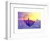 Love NY Series - Manhattan at Sunset with the Empire State Building - New York - USA-Philippe Hugonnard-Framed Art Print