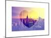 Love NY Series - Manhattan at Sunset with the Empire State Building - New York - USA-Philippe Hugonnard-Mounted Art Print