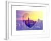 Love NY Series - Manhattan at Sunset with the Empire State Building - New York - USA-Philippe Hugonnard-Framed Art Print