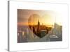 Love NY Series - Manhattan at Sunset with the Empire State Building - New York - USA-Philippe Hugonnard-Stretched Canvas