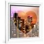 Love NY Series - Manhattan Cityscape at Night with the New Yorker Hotel - New York - USA-Philippe Hugonnard-Framed Photographic Print