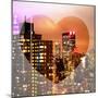Love NY Series - Manhattan Cityscape at Night with the New Yorker Hotel - New York - USA-Philippe Hugonnard-Mounted Photographic Print