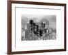 Love NY Series - Manhattan Cityscape at Night with the New Yorker Hotel - New York - USA-Philippe Hugonnard-Framed Art Print