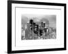 Love NY Series - Manhattan Cityscape at Night with the New Yorker Hotel - New York - USA-Philippe Hugonnard-Framed Art Print