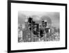 Love NY Series - Manhattan Cityscape at Night with the New Yorker Hotel - New York - USA-Philippe Hugonnard-Framed Art Print